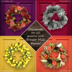 20 In. Faux Frosted Boxwood Artificial Christmas Wreath With Red Berries 11 20 In. Faux Frosted Boxwood Artificial Christmas Wreath With Red Berries -Northlight Shop fraser hill farm christmas wreaths ff020chwr001 0gr 66 1000