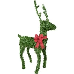 60 In. Christmas Deer Statue With Warm White LED Lights -Northlight Shop fraser hill farm christmas yard decorations ffbx060 5gr 4f 1000