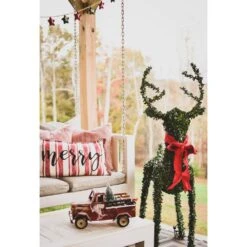 60 In. Christmas Deer Statue With Warm White LED Lights -Northlight Shop fraser hill farm christmas yard decorations ffbx060 5gr a0 1000