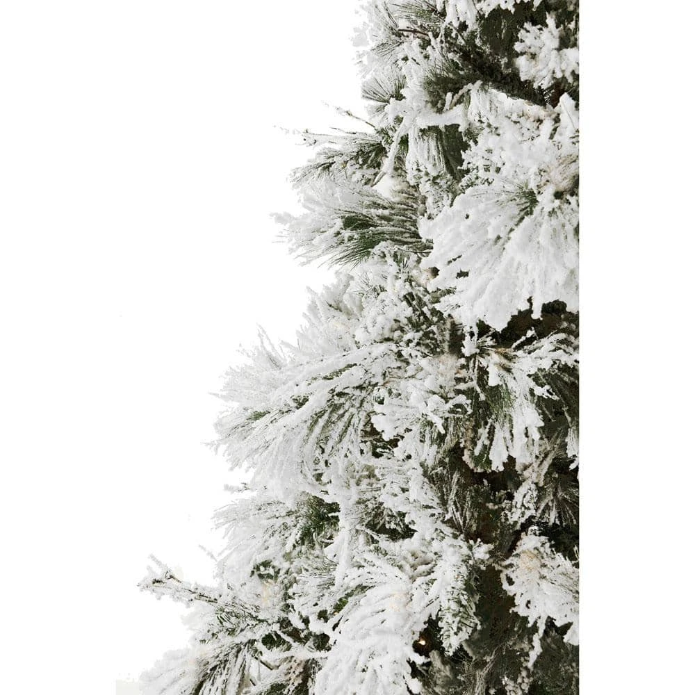 12-ft. Unlit Snow Flocked Snowy Pine Artificial Christmas Tree 7 12-ft. Unlit Snow Flocked Snowy Pine Artificial Christmas Tree - Image 7