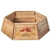 Natural Wood Christmas Tree Collar With Deer Pattern Panels Foldable Ring Box Cover And Festive Base Wrap -Northlight Shop gardenised christmas tree collars qi004868 64 1000