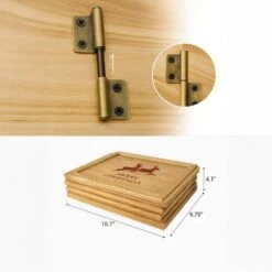 Natural Wood Christmas Tree Collar With Deer Pattern Panels Foldable Ring Box Cover And Festive Base Wrap 13 Natural Wood Christmas Tree Collar With Deer Pattern Panels Foldable Ring Box Cover And Festive Base Wrap -Northlight Shop gardenised christmas tree collars qi004868 76 1000