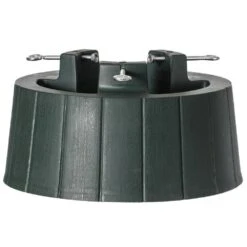Green Plastic Christmas Tree Stand With Screw Fastener -Northlight Shop gardenised christmas tree stands qi003953 76 1000