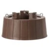 Brown Plastic Christmas Tree Stand With Screw Fastener