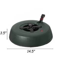Large 14.5 In. Dia. X 3.5 In. H Automatic Plastic Green Foot Pedal Christmas Tree Stand -Northlight Shop gardenised christmas tree stands qi003954 l fa 1000