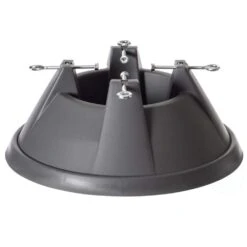 Grey Plastic Christmas Tree Stand With Screw Fastener