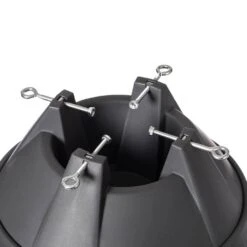 Grey Plastic Christmas Tree Stand With Screw Fastener -Northlight Shop gardenised christmas tree stands qi004154 gy 66 1000