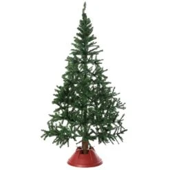 Red Plastic Christmas Tree Stand With Screw Fastener 15 Red Plastic Christmas Tree Stand With Screw Fastener -Northlight Shop gardenised christmas tree stands qi004154 rd 44 1000