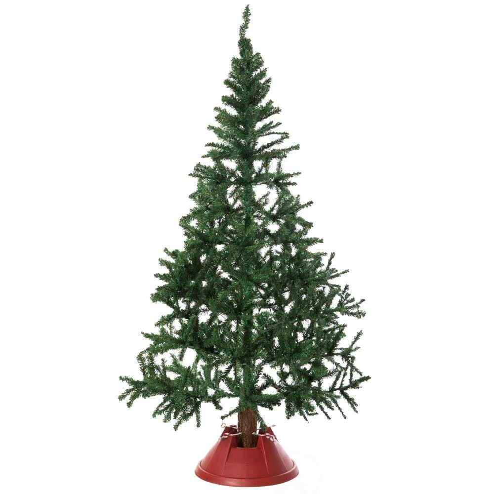 Red Plastic Christmas Tree Stand With Screw Fastener 7 Red Plastic Christmas Tree Stand With Screw Fastener - Image 7