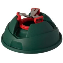 Indoor Automatic Green Christmas Tree Stand With Water Reservoir, Adjustable Metal Claws -Northlight Shop gardenised christmas tree stands qi004591 4f 1000