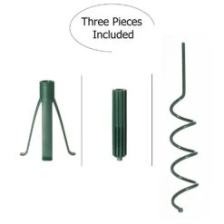 Twist-In 13 In. Black Metal Christmas Stocking Holder (1-Pack) -Northlight Shop gardenised stocking holders qi004870 1f 1000