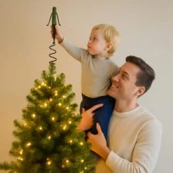 Twist-In 13 In. Black Metal Christmas Stocking Holder (1-Pack) -Northlight Shop gardenised stocking holders qi004870 44 1000