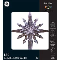 Color Effects Bethlehem Star Tree Top 11 Color Effects Bethlehem Star Tree Top -Northlight Shop ge christmas tree toppers 88995hd 1d 1000
