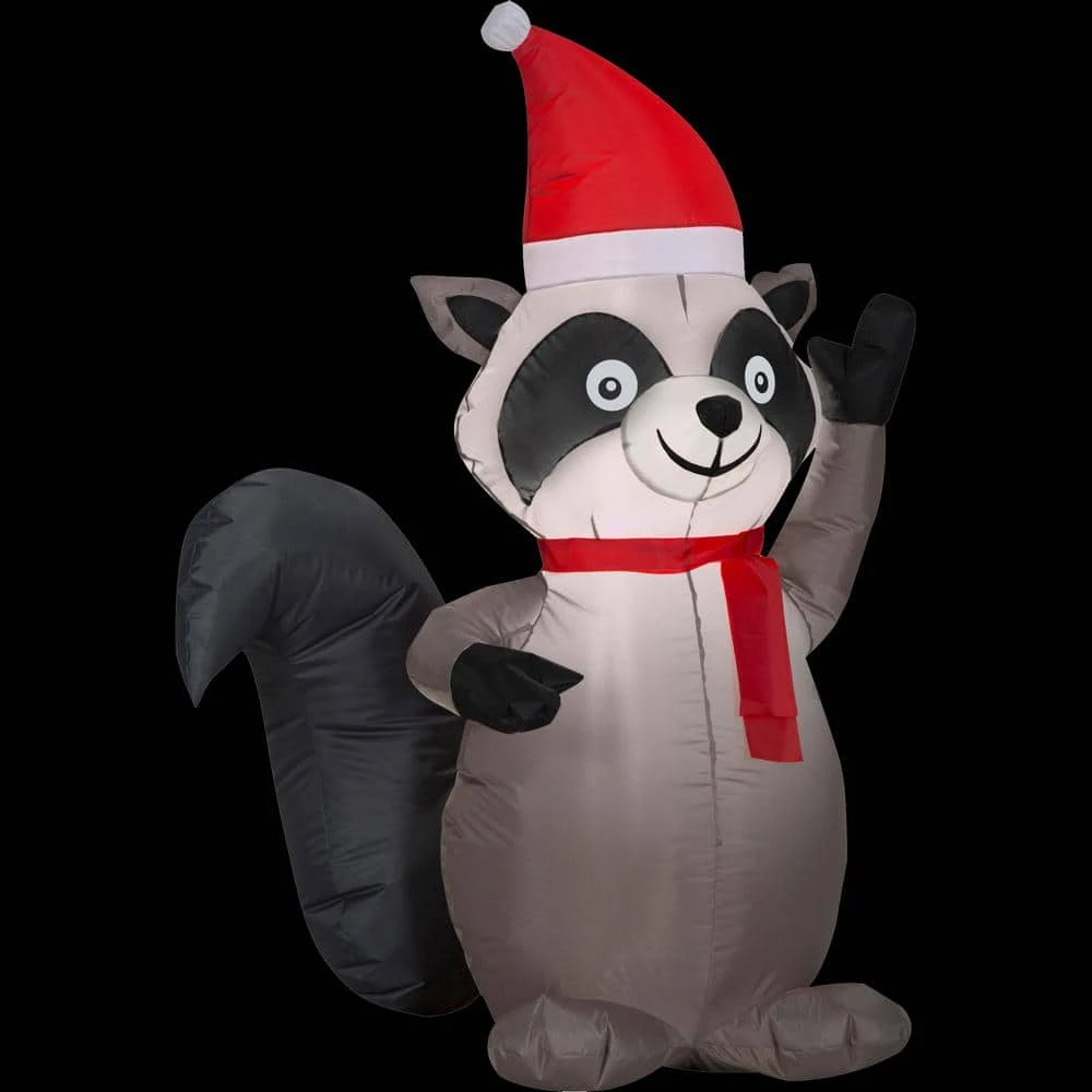 3.5 Ft. Airblown Inflatable Pre-lit Raccoon 1 3.5 Ft. Airblown Inflatable Pre-lit Raccoon