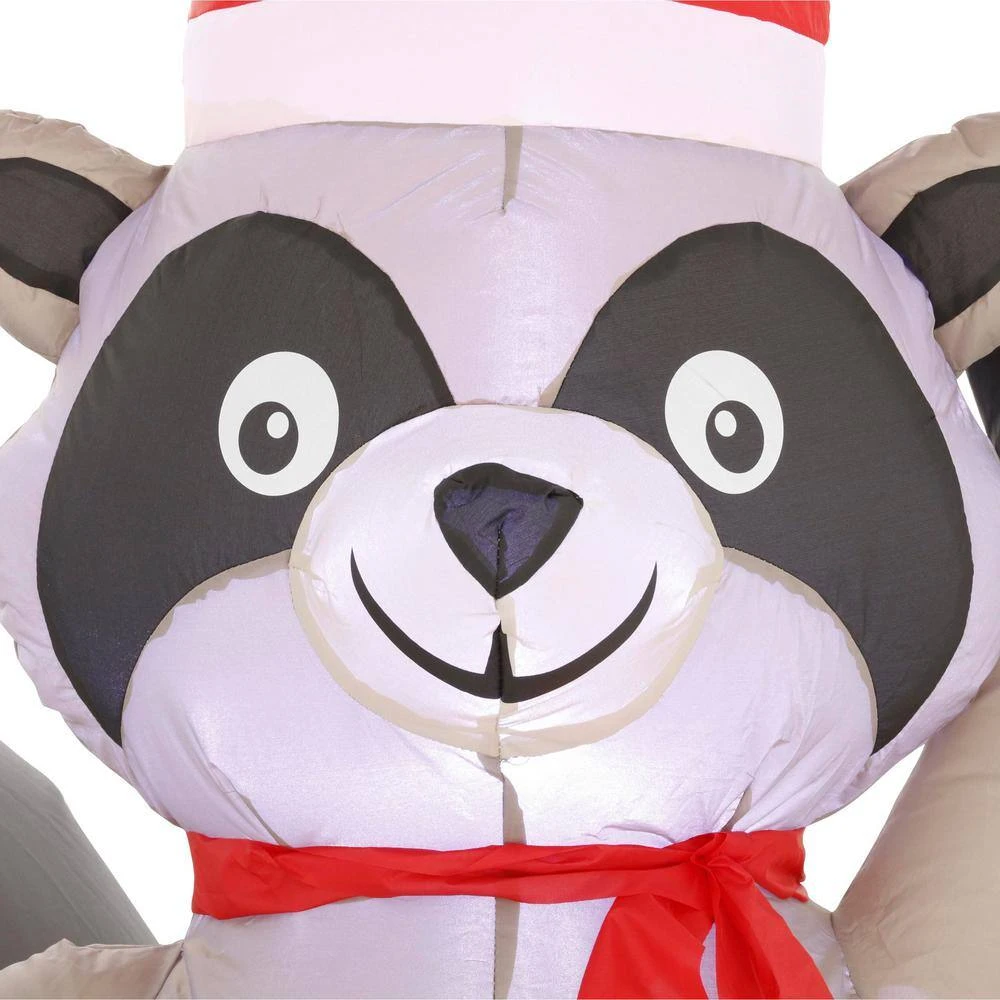 3.5 Ft. Airblown Inflatable Pre-lit Raccoon 2 3.5 Ft. Airblown Inflatable Pre-lit Raccoon - Image 2