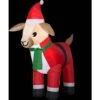 3 Ft. W X 2 Ft. D X 4 Ft. H Airblown Inflatable Goat In Santa Suit -Northlight Shop gemmy christmas inflatables 115819x 64 1000