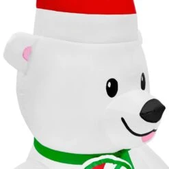 6 Ft Pre-Lit LED Airblown Polar Bear With Lollipop Christmas Inflatable 8 6 Ft Pre-Lit LED Airblown Polar Bear With Lollipop Christmas Inflatable -Northlight Shop gemmy christmas inflatables 21gm11152 a0 1000