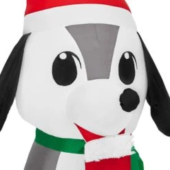 7.5 Ft Pre-Lit LED Airblown Stocking Pet Pals Christmas Inflatable 9 7.5 Ft Pre-Lit LED Airblown Stocking Pet Pals Christmas Inflatable -Northlight Shop gemmy christmas inflatables 21gm19548 1d 1000