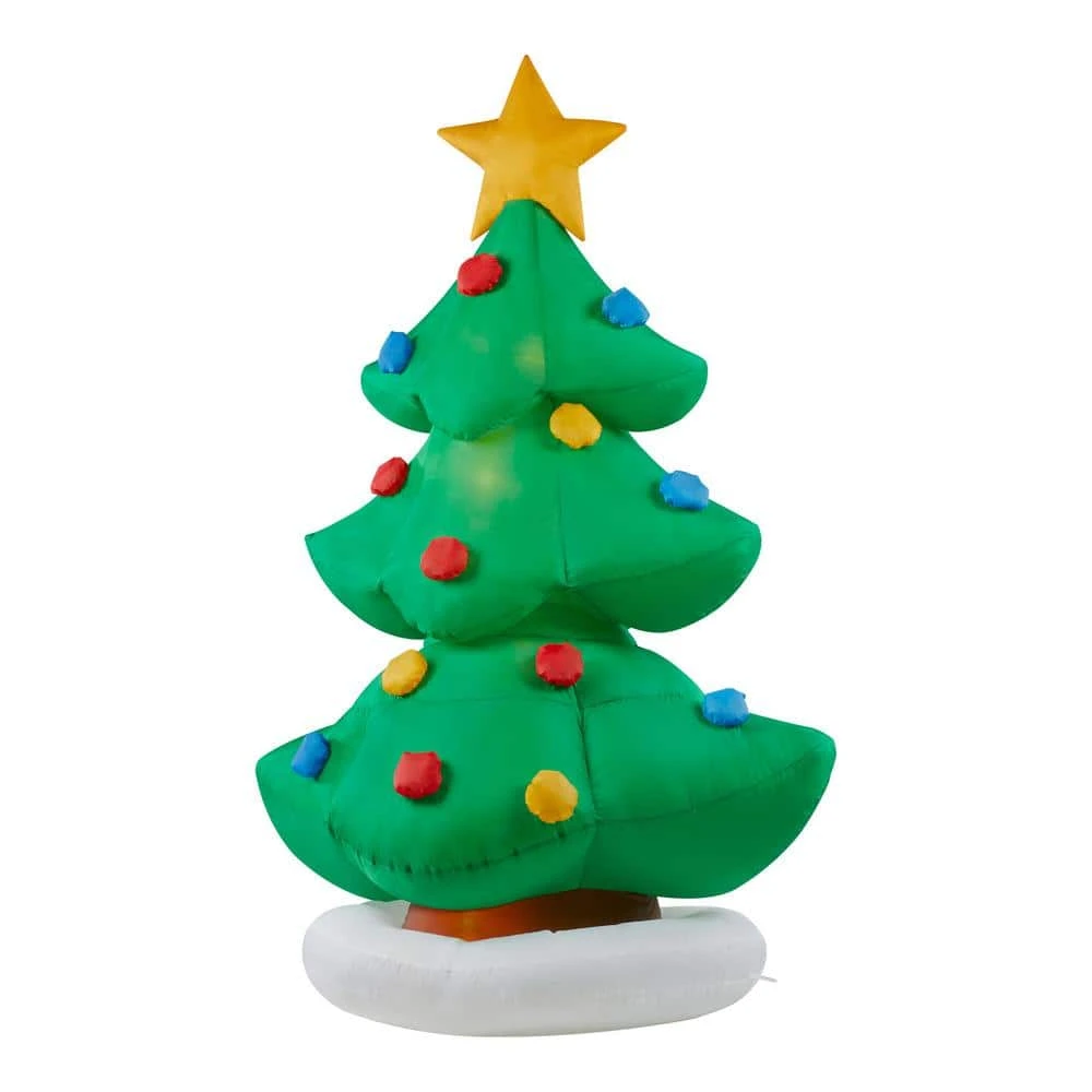 6 Ft Pre-Lit LED Animated Airblown Dancing Tree Christmas Inflatable 3 6 Ft Pre-Lit LED Animated Airblown Dancing Tree Christmas Inflatable - Image 3