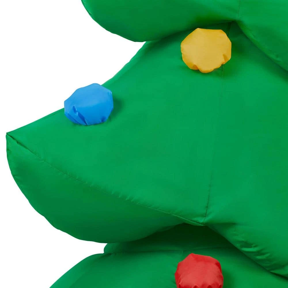 6 Ft Pre-Lit LED Animated Airblown Dancing Tree Christmas Inflatable 4 6 Ft Pre-Lit LED Animated Airblown Dancing Tree Christmas Inflatable - Image 4