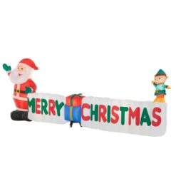 12 Ft. Long Inflatable Merry Christmas Sign -Northlight Shop gemmy christmas inflatables 89991 44 1000