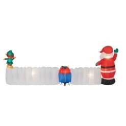 12 Ft. Long Inflatable Merry Christmas Sign -Northlight Shop gemmy christmas inflatables 89991 76 1000