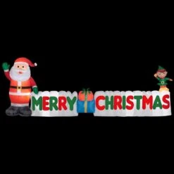 12 Ft. Long Inflatable Merry Christmas Sign -Northlight Shop gemmy christmas inflatables 89991 c3 1000