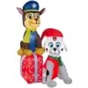 7 Ft. H. Airblown Paw Patrol On Presents Scene -Northlight Shop gemmy christmas inflatables g 113036 64 1000