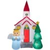 7.5 Ft. H Airblown Church -Northlight Shop gemmy christmas inflatables g 11756 64 1000