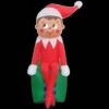 3.5 Ft. LED Inflatable Elf On Present -Northlight Shop gemmy christmas inflatables g 35847 64 1000