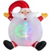 6 Ft. Airblown Panoramic Projection Santa Christmas Inflatable -Northlight Shop gemmy christmas inflatables g 36496 64 1000