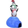 8 Ft. Inflatable Airblown Kaleidoscope Igloo With Penguins 16 8 Ft. Inflatable Airblown Kaleidoscope Igloo With Penguins -Northlight Shop gemmy christmas inflatables g 37815 64 1000