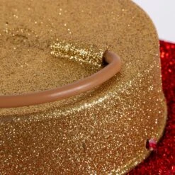 Vibrant 60cm Diameter Red Collapsible Ball With Snowflake Design And LED Lights -Northlight Shop gerson international christmas inflatables 2742930ec r 4f 1000