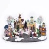 8.27 In. H Electric Christmas Lighted Musical Holiday Village -Northlight Shop gerson international christmas villages 2420010ec 64 1000