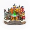 16.73 In. H Fiber Optic Musical Holiday Village With Moving Tree -Northlight Shop gerson international christmas villages 2530790ec 64 1000