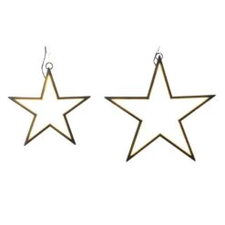 Set Of 2 Electric LED Neon Stars