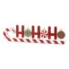 5 In. H Christmas Wooden Epoxy HOHOHO Candy Cane Table Decor -Northlight Shop glitzhome christmas figurines 2009900066 64 1000