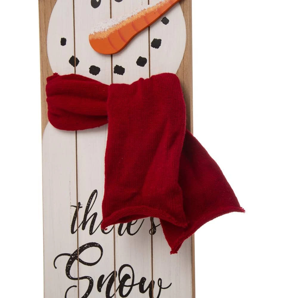 42 In. H Wooden Christmas Snowman Porch Sign 6 42 In. H Wooden Christmas Snowman Porch Sign - Image 6
