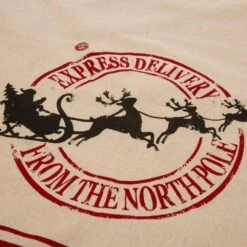 23 In. H Lighted Burlap Gift Sack With Wordings (10 LEDs) (Set Of 2) -Northlight Shop glitzhome christmas gift bags gh1107202628 1f 1000