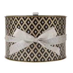 5.59 In. Round Gift Box (Set Of 4) -Northlight Shop glitzhome christmas gift boxes 1504004202 c3 1000