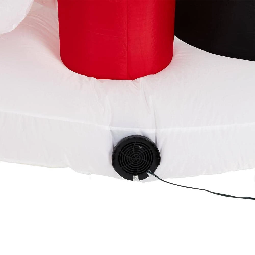 7 Ft. Lighted Inflatable Fire Fighter With Puppy Dog Decor 7 7 Ft. Lighted Inflatable Fire Fighter With Puppy Dog Decor - Image 7