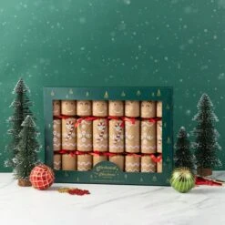 2.00 In. Christmas Gingerbread Man Party Cracker Ornament With Gift Contents (8 Pack) -Northlight Shop glitzhome christmas ornament sets 2039900012 77 1000