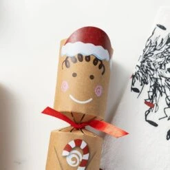 2.00 In. Christmas Gingerbread Man Party Cracker Ornament With Gift Contents (8 Pack) -Northlight Shop glitzhome christmas ornament sets 2039900012 fa 1000