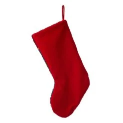 19.00 In. L Hooked Stocking, Santa -Northlight Shop glitzhome christmas stockings 1113001352 1f 1000