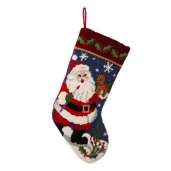 19.00 In. L Hooked Stocking, Santa