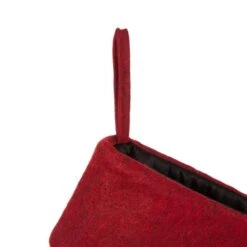 20 In. L Black And White Plaid Fabric Christmas Stocking -Northlight Shop glitzhome christmas stockings 1113203329 4f 1000