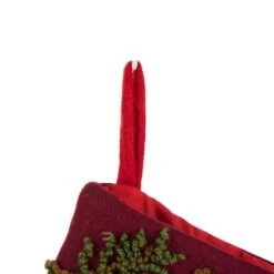 19 In. Plaid Polyester Stocking With Rug Hooked Reindeer (2-Pack) 9 19 In. Plaid Polyester Stocking With Rug Hooked Reindeer (2-Pack) -Northlight Shop glitzhome christmas stockings 2004700051 4f 1000