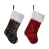 21 In. H Polyester Sequin Christmas Stocking (set Of 2) 17 21 In. H Polyester Sequin Christmas Stocking (set Of 2) -Northlight Shop glitzhome christmas stockings 2004700091 64 1000