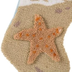 2-Pack 19 In. H Hooked Stocking, 3D Starfish 9 2-Pack 19 In. H Hooked Stocking, 3D Starfish -Northlight Shop glitzhome christmas stockings 2004700115 1f 1000