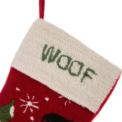 20.00 In. L Acrylic Hooked Stocking, Dog 7 20.00 In. L Acrylic Hooked Stocking, Dog -Northlight Shop glitzhome christmas stockings gh1113001339 1f 1000